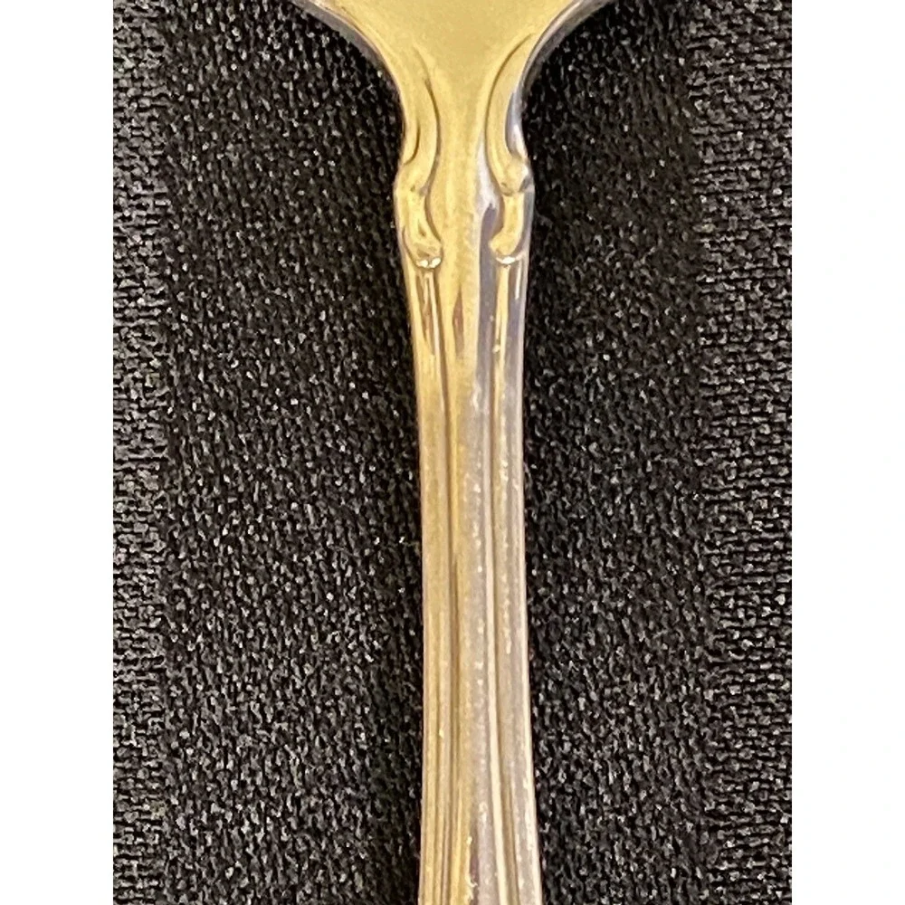 Oneida Community 18/8 stainless Plantation lot of 4 Dessert‎ Spoons